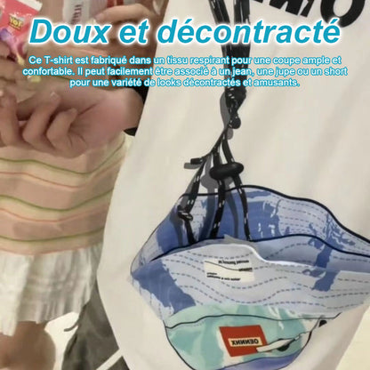 T-shirt avec poche zippée