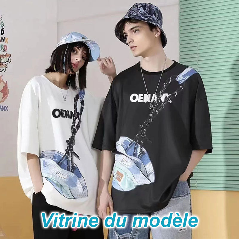 T-shirt avec poche zippée